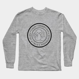 Snake Zodiac Year 2025 Calm Observant Mysterious Personality Lucky Number 2 8 9 Tag Long Sleeve T-Shirt